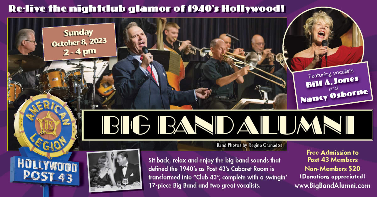 Big Band Alumni Hollywood Post 43 music dancing