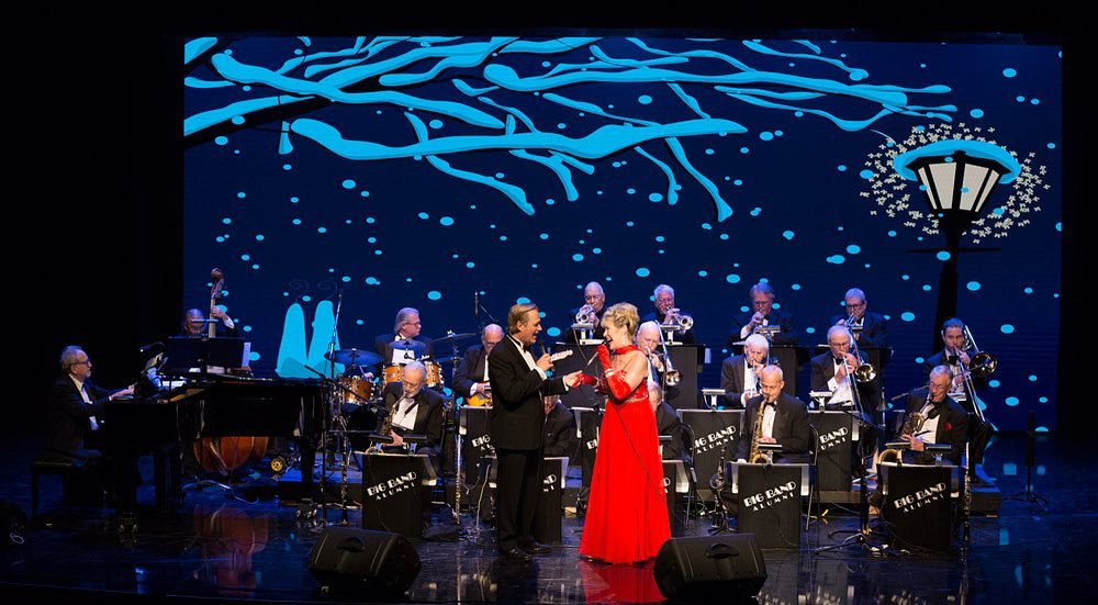 Photo from The Big Band Holiday Show last month.