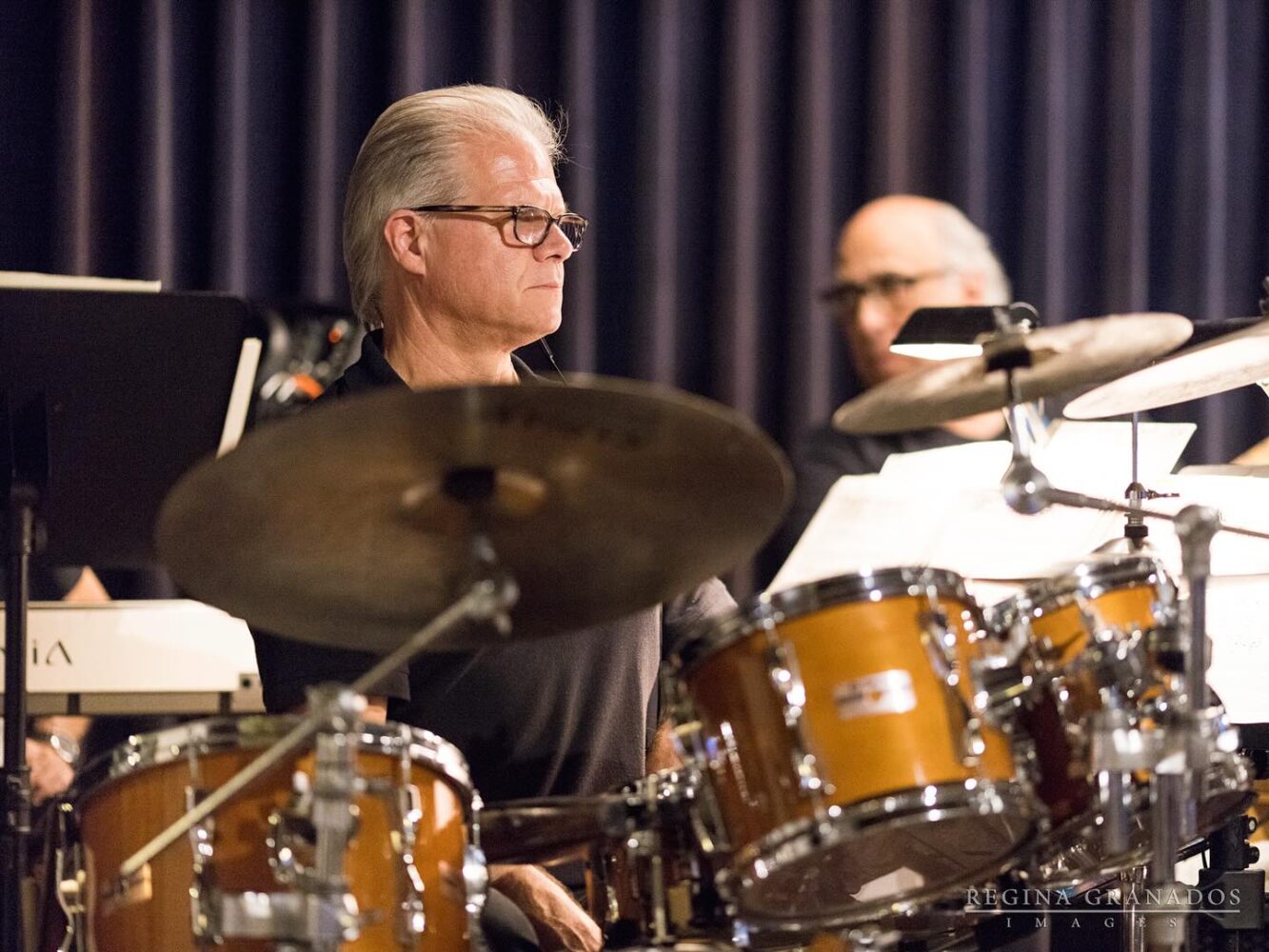 Gary Gibbons, drummer, Big Band Alumni, American Legion Post 43, Hollywood, CA. Once-A-Month-Sunday Big Band Series